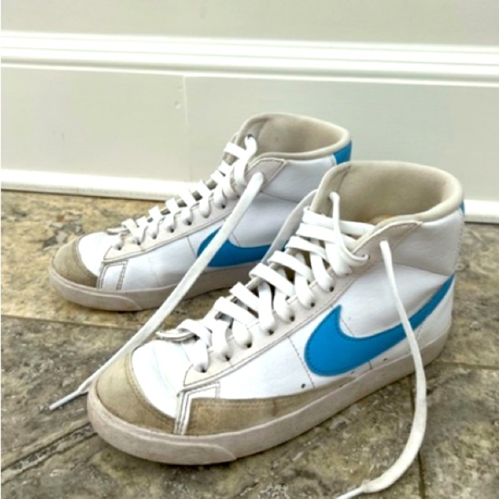 University blue Nike blazers